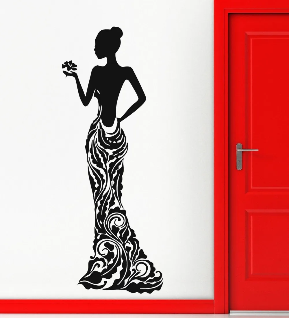 Free Shipping DIY wallpaper Fashion Home Decoration Wall Stickers Long Dress Beautiful Girl Room Wall Sticker Vinyl Art Decals
Free Shipping DIY wallpaper Fashion Home Decoration Wall Stickers Long Dress Beautiful Girl Room Wall Sticker Vinyl Art Decals