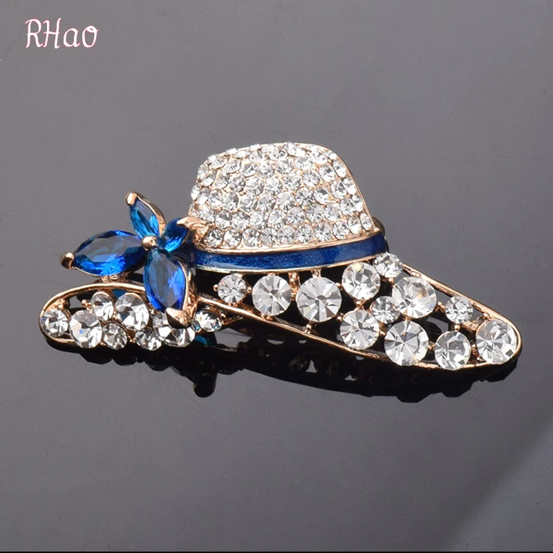RHao Big Hat Rhinestone Brooch Vintage Flower Pins and Brooches Antique Fashion Jewelry Scarf Buckle Jewelry
RHao Big Hat Rhinestone Brooch Vintage Flower Pins and Brooches Antique Fashion Jewelry Scarf Buckle Jewelry