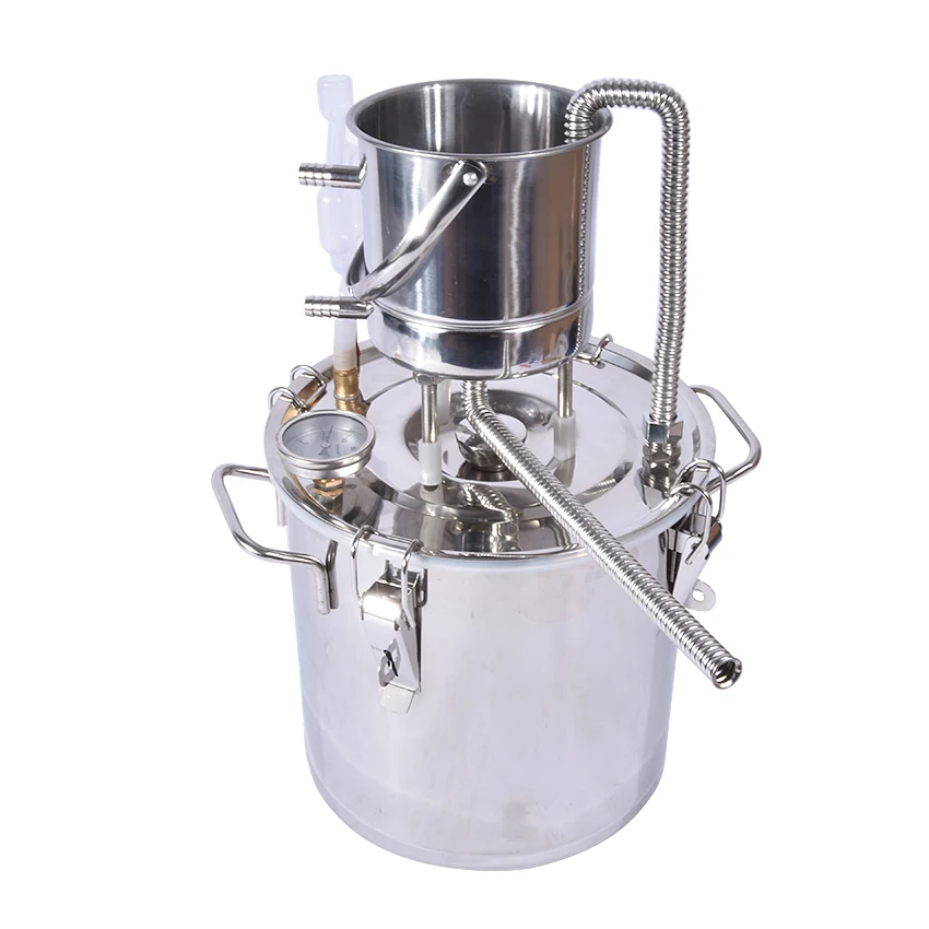 3 Gal /10 Litres Distiller Whisky Water Distiller Moonshine 304 Stainless Steel Distillation Boiler Brewer Cooler Kit
3 Gal /10 Litres Distiller Whisky Water Distiller Moonshine 304 Stainless Steel Distillation Boiler Brewer Cooler Kit