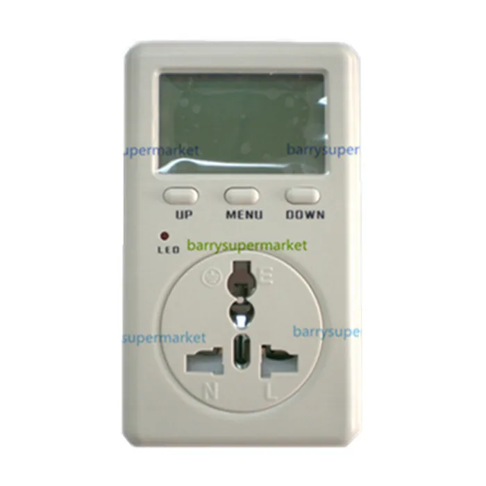 Digital Electricity Energy Meter Tester Monitor indicator Voltag Power Balance Energy saver Meter WF-D02A Taiwan plug
Digital Electricity Energy Meter Tester Monitor indicator Voltag Power Balance Energy saver Meter WF-D02A Taiwan plug