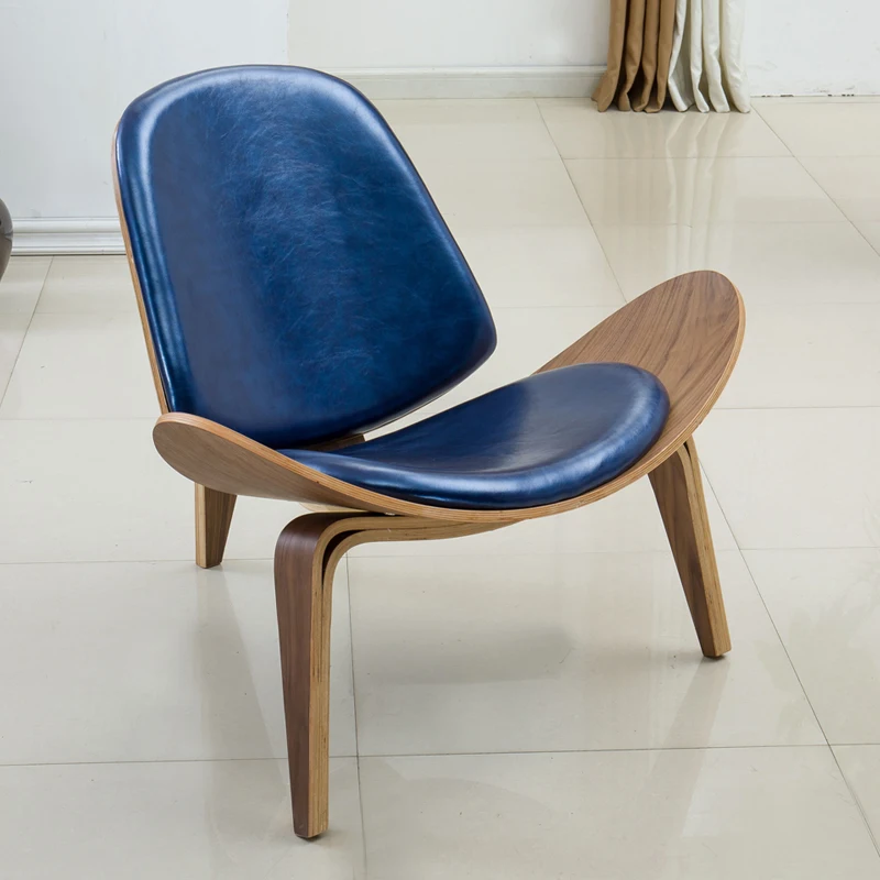 Wegner Style Molded Plywood Shell Lounge Chair In Oil Leather Upholstery Mid-Century Design Living Room Furniture Leisure Chair
Wegner Style Molded Plywood Shell Lounge Chair In Oil Leather Upholstery Mid-Century Design Living Room Furniture Leisure Chair