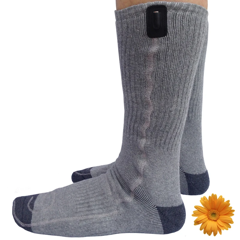 Winter Sports Socks New Year Gift USB Heat Knee High Stockings 5V Battery Heating Foot Warming Cotton Socks Gray Men Women 38-44
Winter Sports Socks New Year Gift USB Heat Knee High Stockings 5V Battery Heating Foot Warming Cotton Socks Gray Men Women 38-44