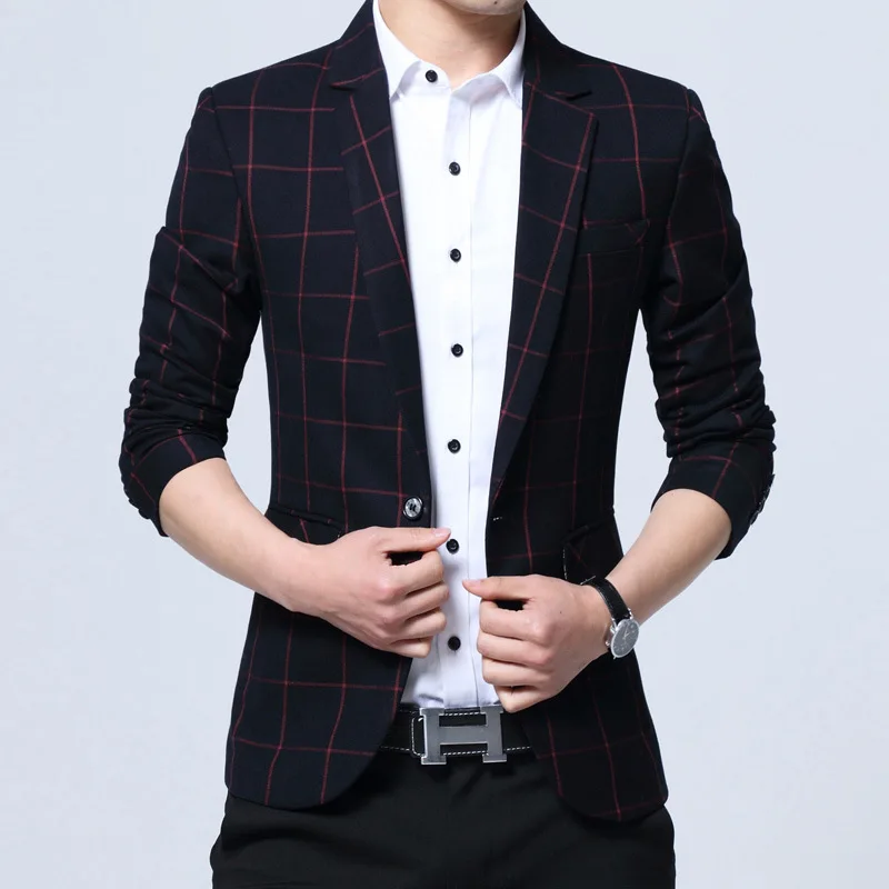 autumn of 2020 men's plaid blazer business and leisure travelers Cultivate one's morality teenagers blazer small blazer
autumn of 2020 men's plaid blazer business and leisure travelers Cultivate one's morality teenagers blazer small blazer