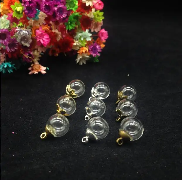 20pcs 8mm mini round ball glass globe with beads cap findings DIY glass bottle vial pendant necklace glass cover dome accessory
20pcs 8mm mini round ball glass globe with beads cap findings DIY glass bottle vial pendant necklace glass cover dome accessory