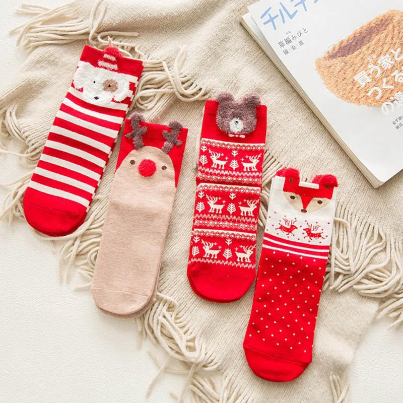 New feather yarn cartoon holiday Christmas sock cotton casual three-dimensional cotton socks
New feather yarn cartoon holiday Christmas sock cotton casual three-dimensional cotton socks