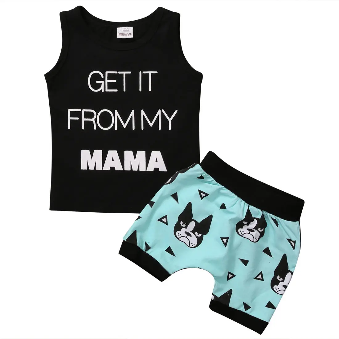 Toddler Kids Baby Boy Summer Clothes Casual black letter tank +dog head Shorts 2pcs set 0-24M
Toddler Kids Baby Boy Summer Clothes Casual black letter tank +dog head Shorts 2pcs set 0-24M