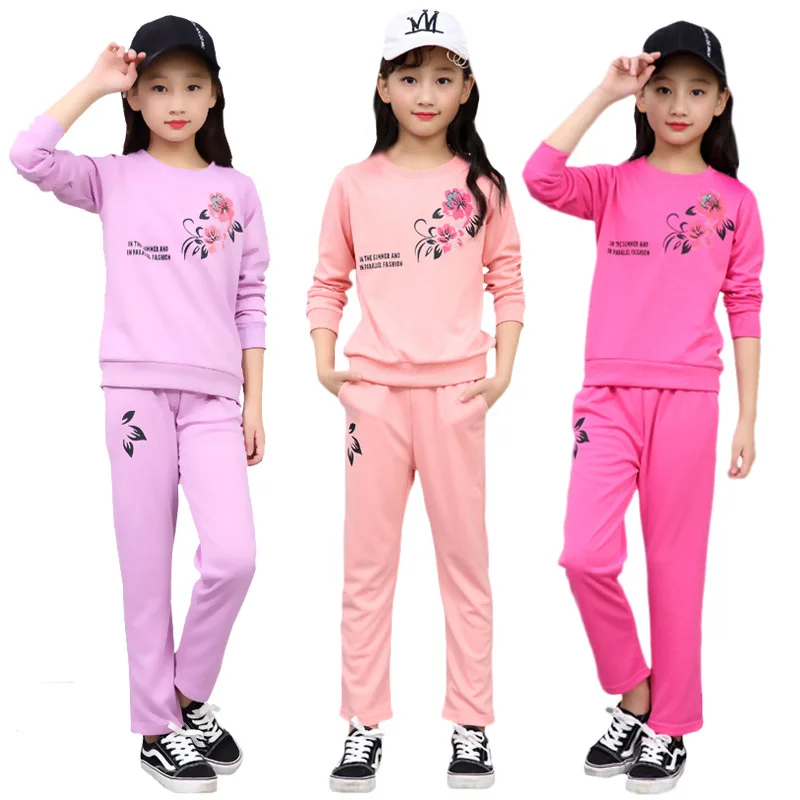 2018 Girls clothes Sets print rose Children Tracksuit kid teens sport clothing suit casual toddler baby sweatshirts+pants 2Pcs
2018 Girls clothes Sets print rose Children Tracksuit kid teens sport clothing suit casual toddler baby sweatshirts+pants 2Pcs
