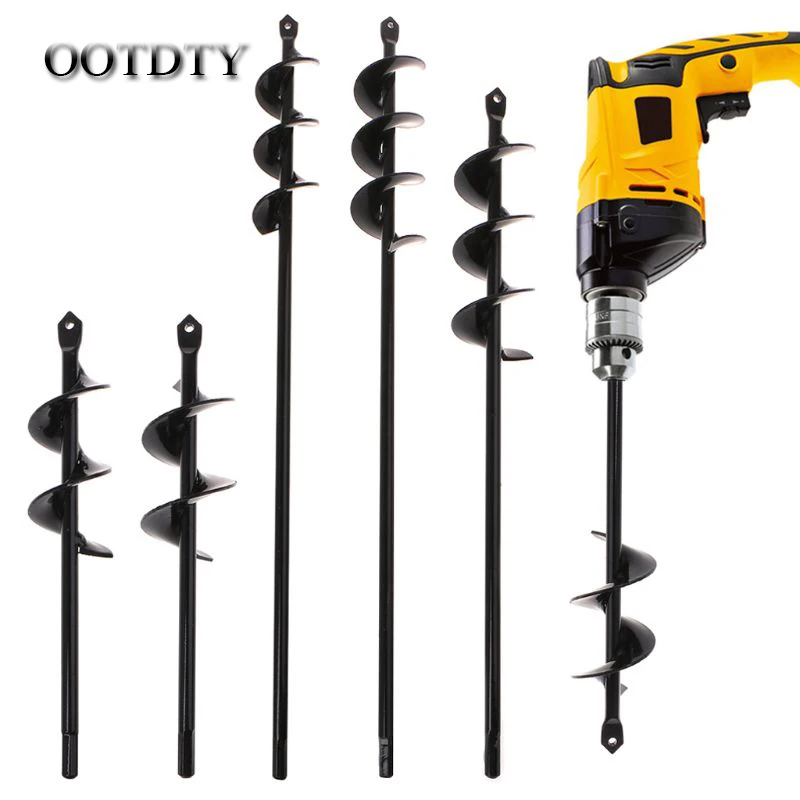 OOTDTY Black Home Yard Garden Flower Plant Farm Planting Auger Digger Twist Spiral Bit Digging Holes Drill Bit Tools
OOTDTY Black Home Yard Garden Flower Plant Farm Planting Auger Digger Twist Spiral Bit Digging Holes Drill Bit Tools