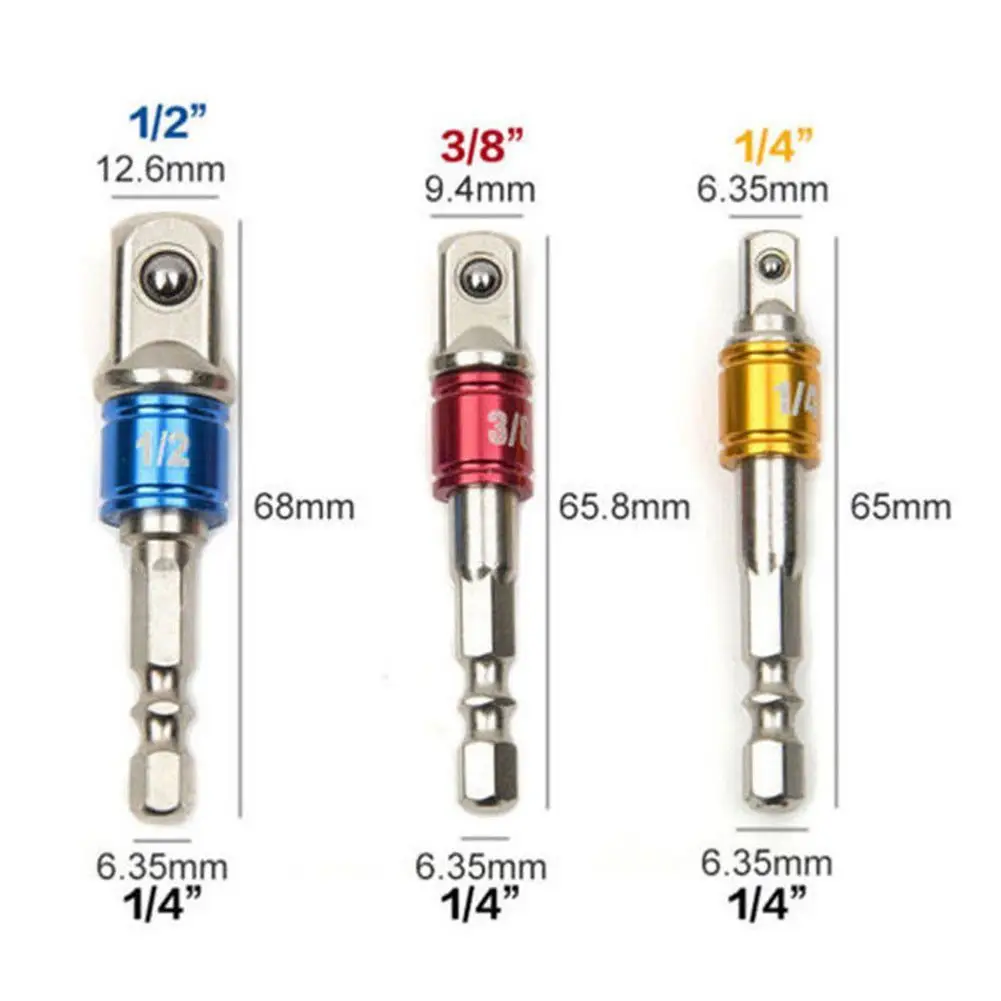 Hot sale Adapter Drill Bit, 3Pcs Impact Socket Square Nut Driver Bit + 3Pcs 1/4 Hex Shank Screwdriver Bit Holder + 1Pcs 1/4 He
Hot sale Adapter Drill Bit, 3Pcs Impact Socket Square Nut Driver Bit + 3Pcs 1/4 Hex Shank Screwdriver Bit Holder + 1Pcs 1/4 He