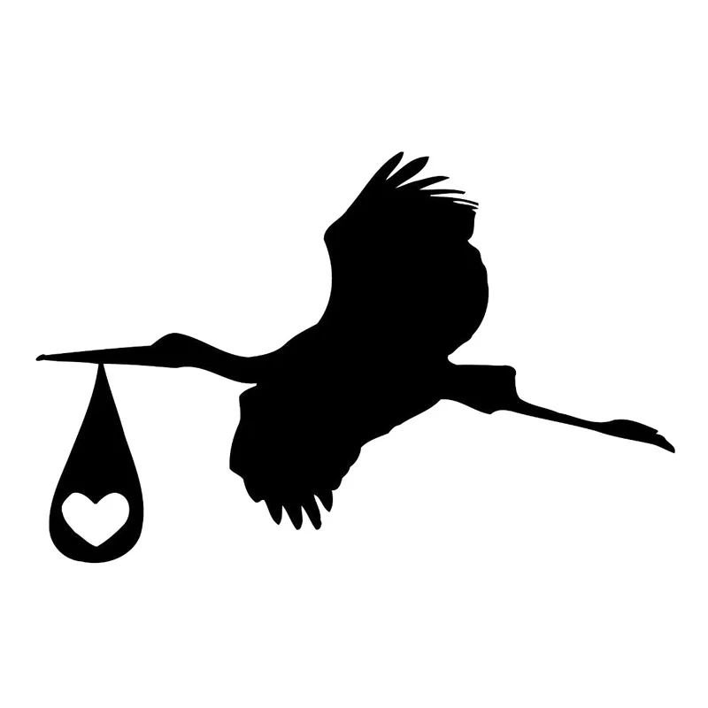 18.1cm*11.6cm Stork Baby Creative Stickers Decals Vinyl Car Styling Black/Silver S3-6178
18.1cm*11.6cm Stork Baby Creative Stickers Decals Vinyl Car Styling Black/Silver S3-6178