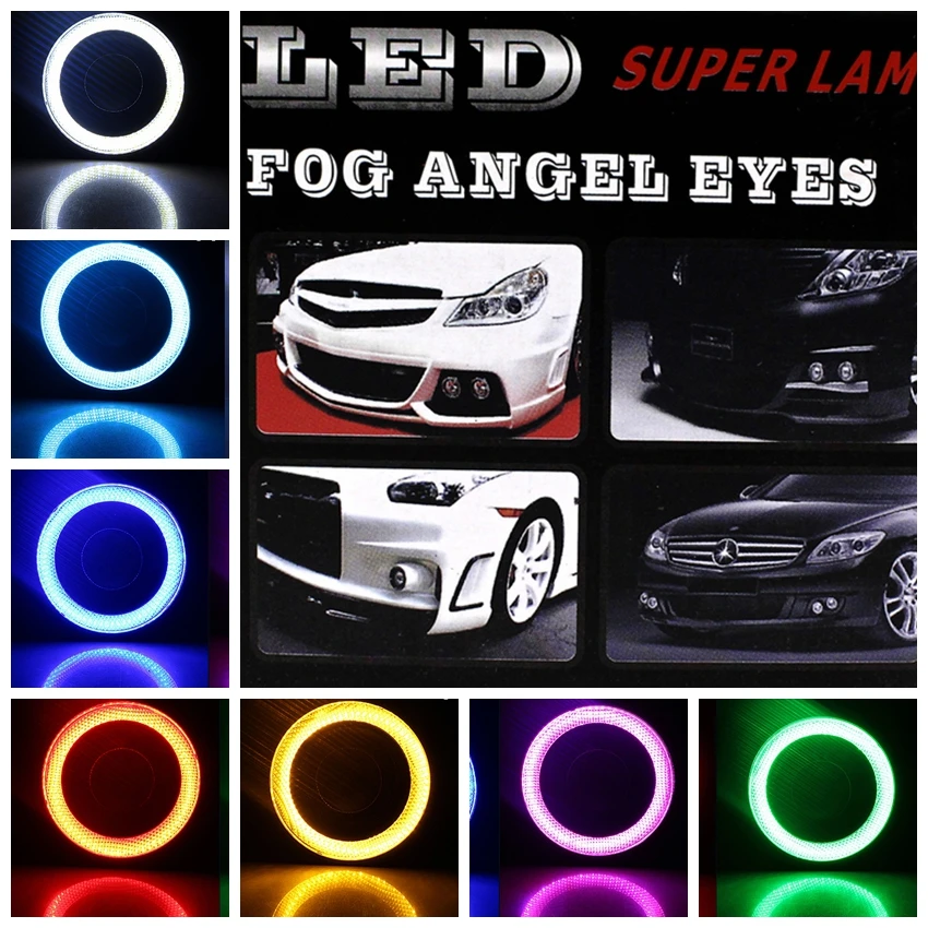 Tak Wai Lee 2X IR Control Remote RGB LED COB Angel Eye Fog Lamp 76/89mm 3/3.5Inch Auto Car Styling DRL Daytime Running Light
Tak Wai Lee 2X IR Control Remote RGB LED COB Angel Eye Fog Lamp 76/89mm 3/3.5Inch Auto Car Styling DRL Daytime Running Light