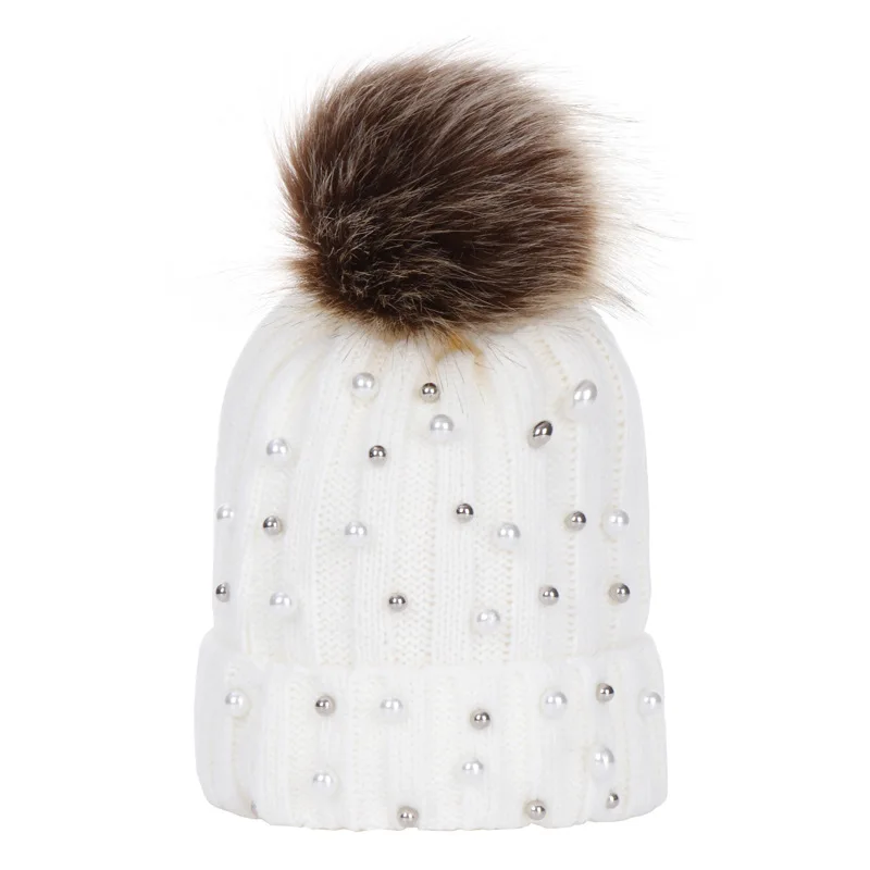 Autumn Winter Warm Baby Hat Boy Girl Ball Knitting Hat Pearl Earmuff Cap Lovely Parent-child Cap
Autumn Winter Warm Baby Hat Boy Girl Ball Knitting Hat Pearl Earmuff Cap Lovely Parent-child Cap