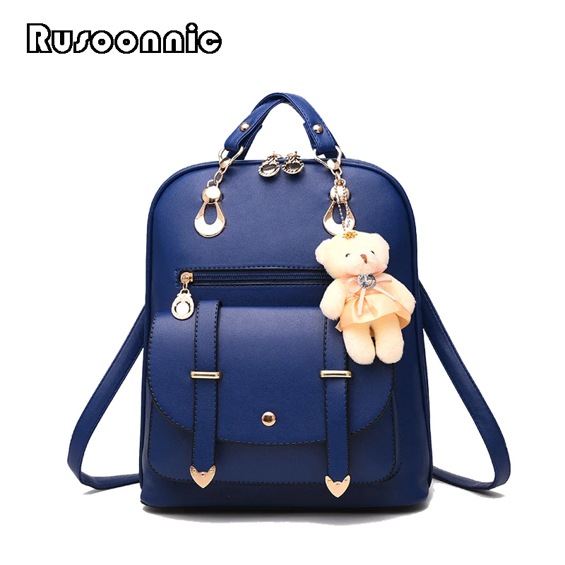 Rusoonnic Bagpack Pu Backpack Women Leather Backpacks High Quality Feminina Rucksack Female School Bags mochila masculina
Rusoonnic Bagpack Pu Backpack Women Leather Backpacks High Quality Feminina Rucksack Female School Bags mochila masculina