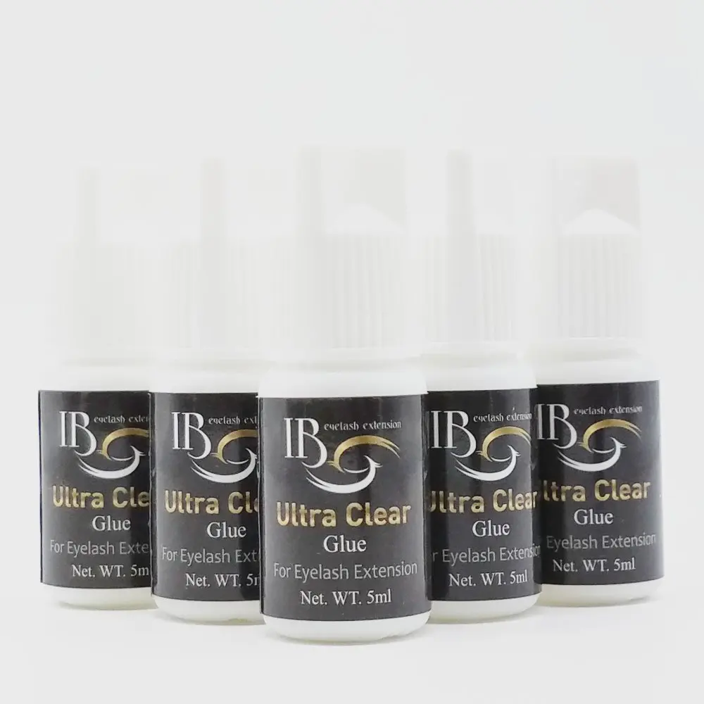 10 pieces IB Ultra Clear Glue Eyelash Extensions holding time 4~5 weeks drying time 3~5 seconds 5ml Adhesive glue Free Shipping
10 pieces IB Ultra Clear Glue Eyelash Extensions holding time 4~5 weeks drying time 3~5 seconds 5ml Adhesive glue Free Shipping