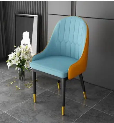 Light luxury dining chair home modern minimalist eating stool Nordic restaurant chair backrest wrought iron ins net red dining c
Light luxury dining chair home modern minimalist eating stool Nordic restaurant chair backrest wrought iron ins net red dining c