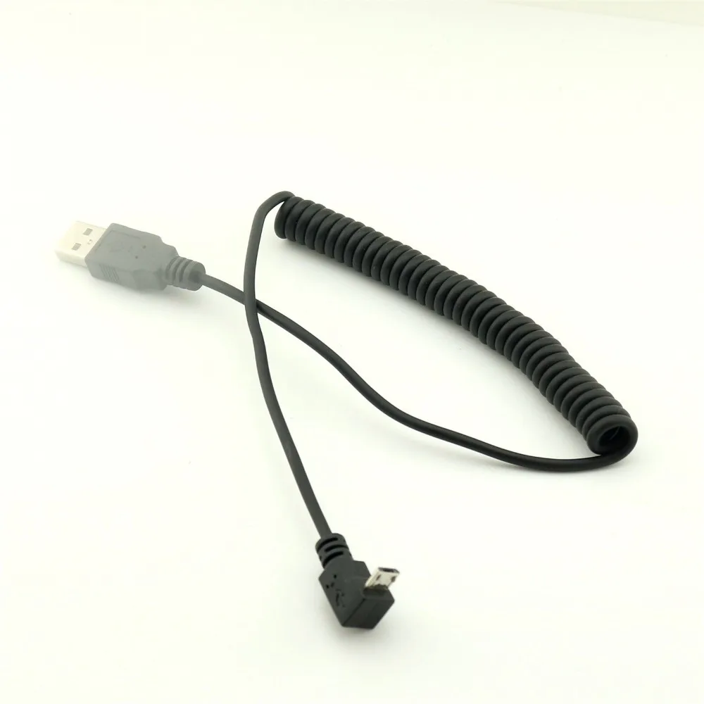 10pcs Spiral Coiled USB 2.0 A Male to Micro USB 5Pin Male Down Angle Adapter Cable 5Ft
10pcs Spiral Coiled USB 2.0 A Male to Micro USB 5Pin Male Down Angle Adapter Cable 5Ft