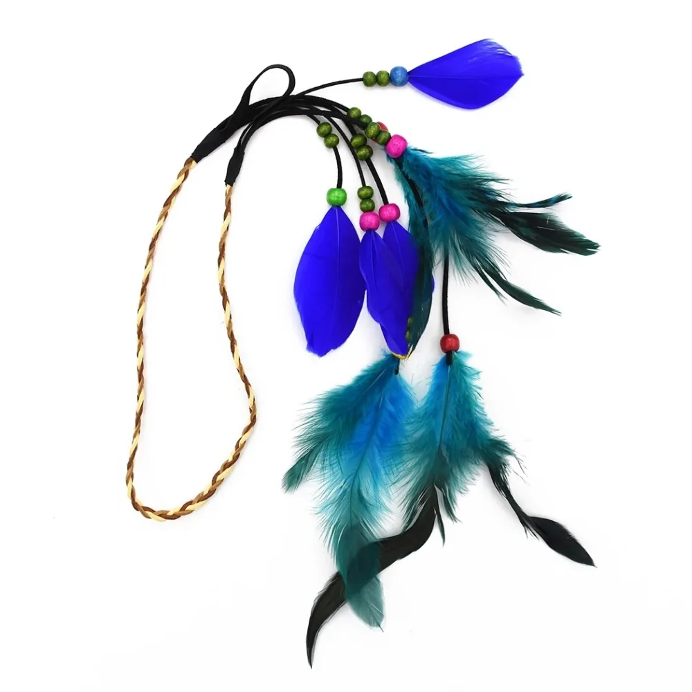 African Wood Beaded Blue Feather Girl Hairband Bohemia Tribal Crown Ethnic Gypsy Headband Hair Clip Hair Jewelry Accessories.
African Wood Beaded Blue Feather Girl Hairband Bohemia Tribal Crown Ethnic Gypsy Headband Hair Clip Hair Jewelry Accessories.