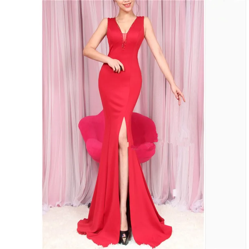 V neck Party Gown Formal Long Evening dresses vestido de festa longo robe de soiree vestidos de novia abendkleider H1615
V neck Party Gown Formal Long Evening dresses vestido de festa longo robe de soiree vestidos de novia abendkleider H1615