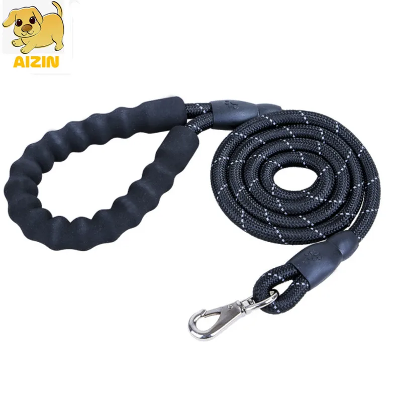 Strong Thick Nylon Dog Leashes Comfortable Leather Soft Handle For Medium Large Dog Outdoor Pitbull Gold Retriever Pet Products
Strong Thick Nylon Dog Leashes Comfortable Leather Soft Handle For Medium Large Dog Outdoor Pitbull Gold Retriever Pet Products