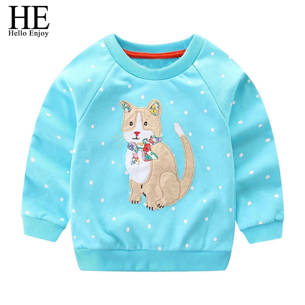 Осенняя рубашка HE Hello Enjoy, детская одежда для мальчиков, голубая футболка с длинным рукавом и изображением кота из мультфильма, для мальчиков...
Осенняя рубашка HE Hello Enjoy, детская одежда для мальчиков, голубая футболка с длинным рукавом и изображением кота из мультфильма, для мальчиков...