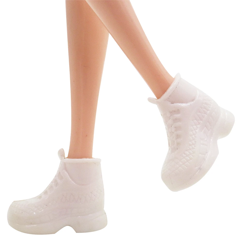 NK 5 Pairs Doll Shoes White Sport High Heels Fashion Sandals For Barbie Doll Accessories High Quality Baby DIY Toy 005A
NK 5 Pairs Doll Shoes White Sport High Heels Fashion Sandals For Barbie Doll Accessories High Quality Baby DIY Toy 005A