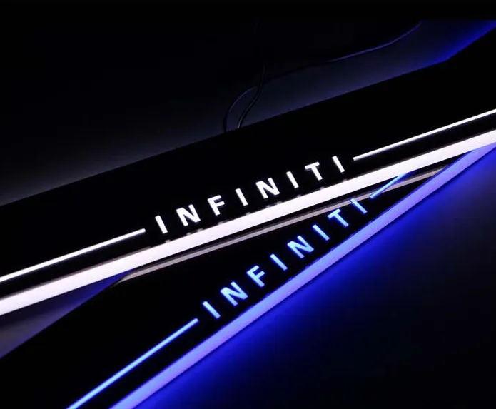 Qirun acrylic led moving door scuff welcome light pathway lamp door sill plate linings for Infiniti QX50 2013 2014 20
Qirun acrylic led moving door scuff welcome light pathway lamp door sill plate linings for Infiniti QX50 2013 2014 20