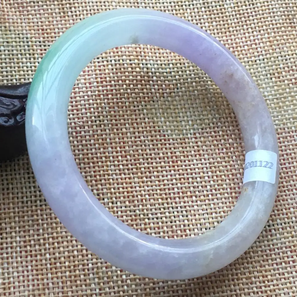 58mm Certified (Grade A) Natural ice Lavender stoneite stone Bracelet Bangle 01122
58mm Certified (Grade A) Natural ice Lavender stoneite stone Bracelet Bangle 01122