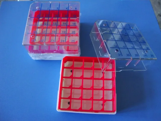 High Quality 25 holes Frozen tube box suit for 0.5ml/1.5ml/2ml frozen pipe free shipping
High Quality 25 holes Frozen tube box suit for 0.5ml/1.5ml/2ml frozen pipe free shipping