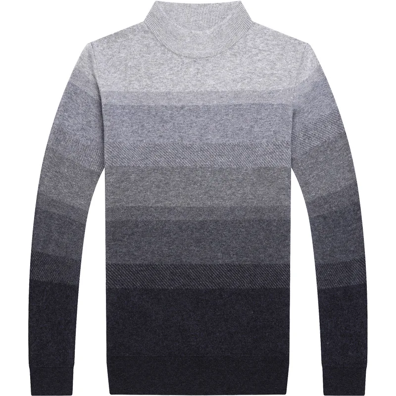 new high quality 100% Pure Wool Men Striped Jacquard Thickening Sweater Autumn Winter Jacket Bottoming O-neck Casual size S-XXL
new high quality 100% Pure Wool Men Striped Jacquard Thickening Sweater Autumn Winter Jacket Bottoming O-neck Casual size S-XXL