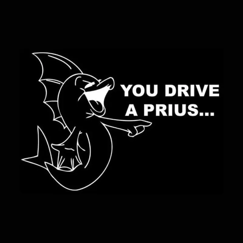 14.7CM*10CM Creative Fashion Hippocampus You Drive A Prius Car Stickers C5-1484 
14.7CM*10CM Creative Fashion Hippocampus You Drive A Prius Car Stickers C5-1484