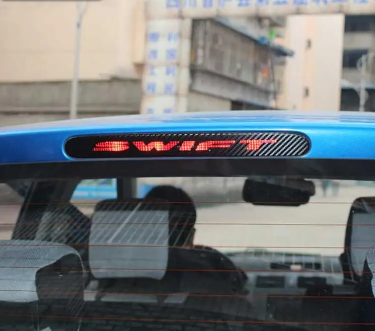 dedicated, high brake lights car stickers, 3D carbon fiber material used for Suzuki Swift
dedicated, high brake lights car stickers, 3D carbon fiber material used for Suzuki Swift