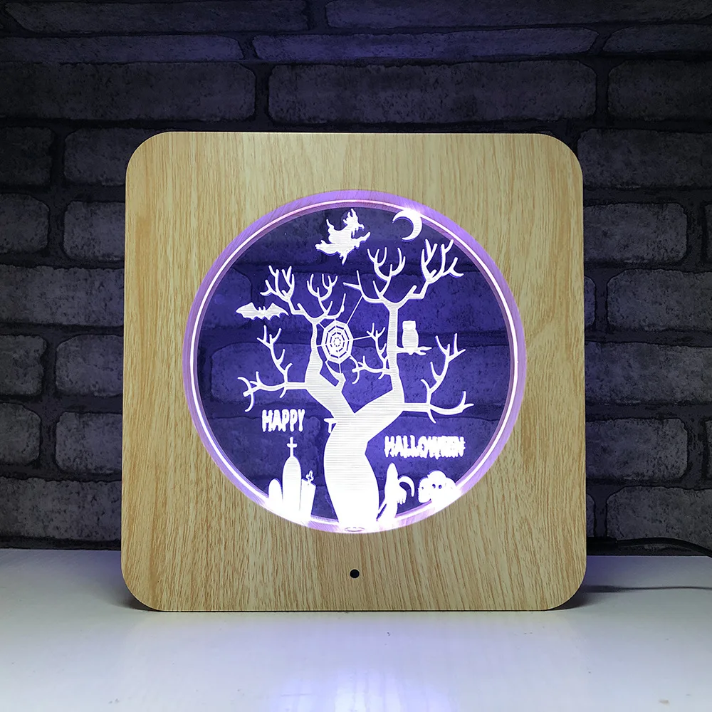 Creative Wooden Holloween LED Night Light 7 Color Change Desk Light Action Figures Boys Girls Birthday Toys #485
Creative Wooden Holloween LED Night Light 7 Color Change Desk Light Action Figures Boys Girls Birthday Toys #485