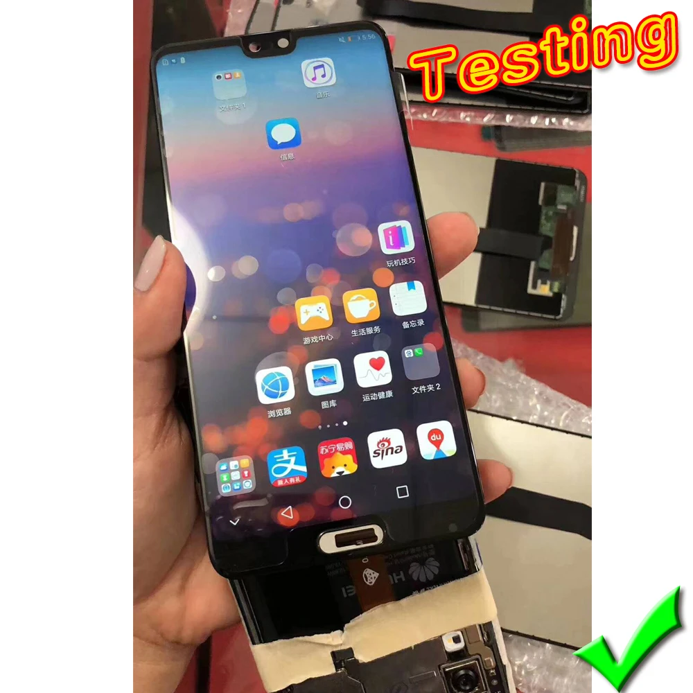 100% Tested LCD Display for Huawei P20 5.8 inch Digitizer Touch Screen Assembly 2240*1080 For Huawei P20 EML-AL00 Free Tools
100% Tested LCD Display for Huawei P20 5.8 inch Digitizer Touch Screen Assembly 2240*1080 For Huawei P20 EML-AL00 Free Tools