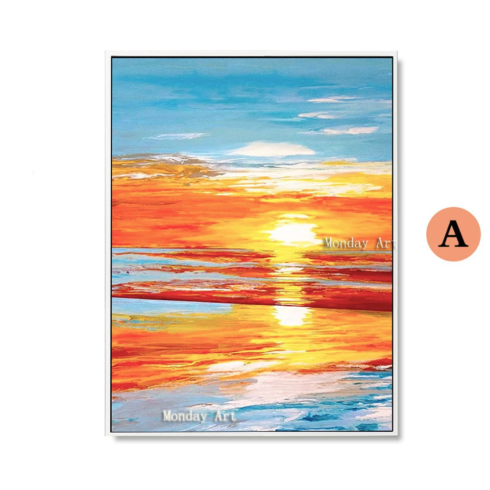 Large 100% Hand Painted Modern Abstract Knife sunrise Oil Painting On Canvas Wall Pictures For Living Room Hotal wall Decoration
Large 100% Hand Painted Modern Abstract Knife sunrise Oil Painting On Canvas Wall Pictures For Living Room Hotal wall Decoration