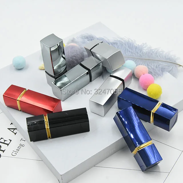 12 1 мм Классический Пластиковый пустой черный губ Румяна Subpackage DIY элегантный