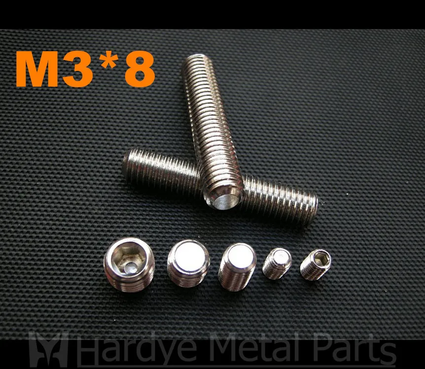 500 шт./лот M3 * 8 DIN913 набор винтов из нержавеющей стали с шестигранным углублением и плоскими винтами
500 шт./лот M3 * 8 DIN913 набор винтов из нержавеющей стали с шестигранным углублением и плоскими винтами