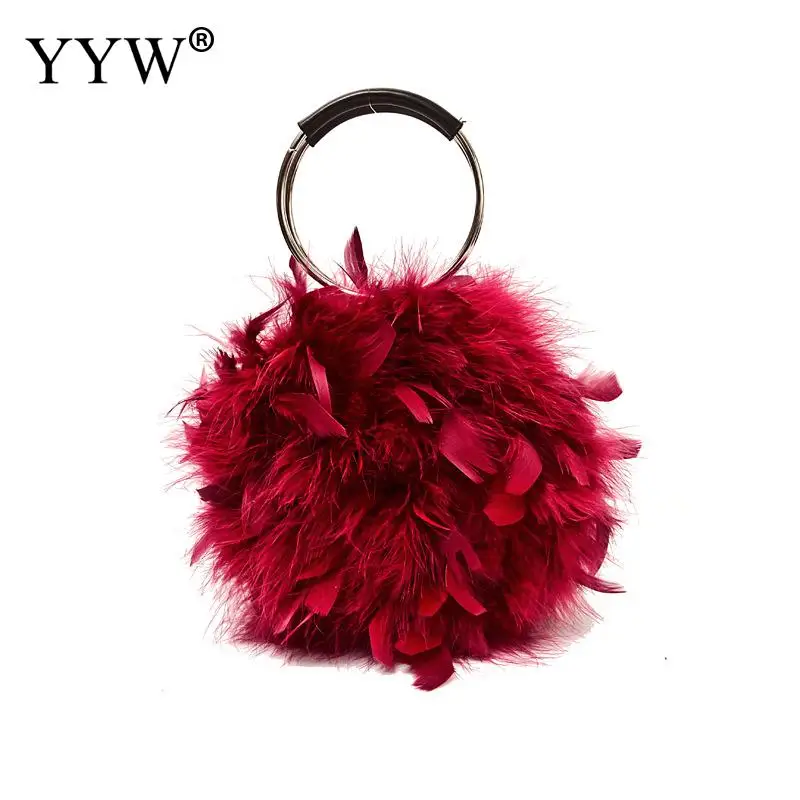 Soft Feather Ring Evening Handbag Women Fashion Shoulder Mini Bag Small Purse And Handbags Pink Red Female Korean Bolso Mujer
Soft Feather Ring Evening Handbag Women Fashion Shoulder Mini Bag Small Purse And Handbags Pink Red Female Korean Bolso Mujer