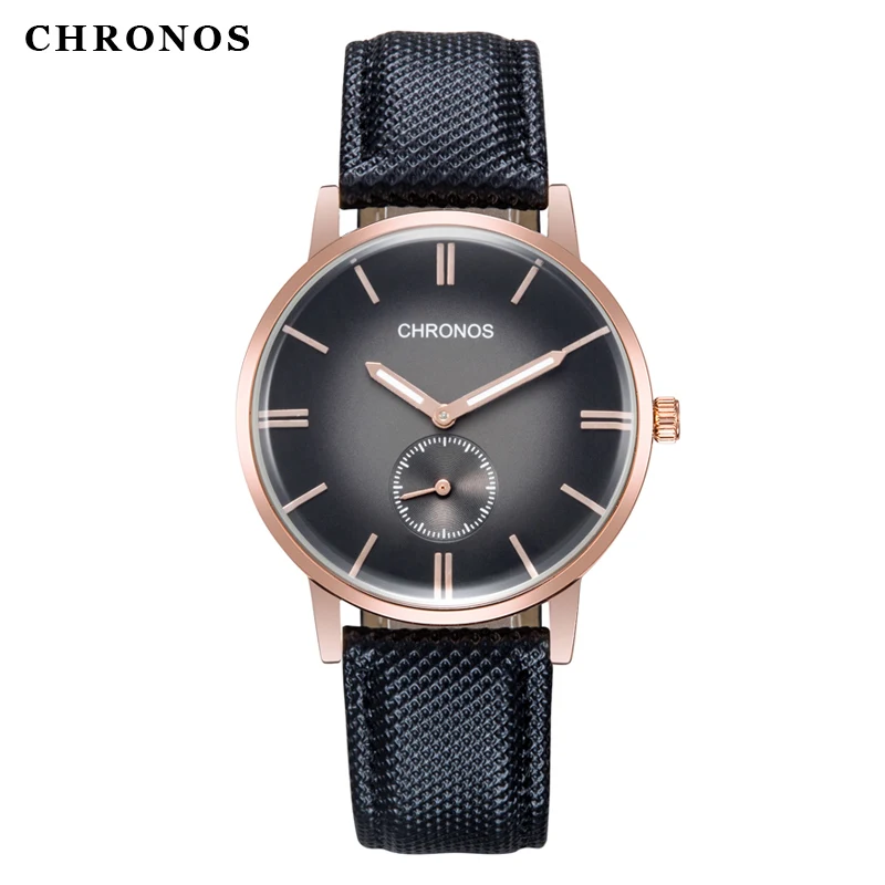 CHRONOS Men Fashion Watches Waterproof Resistant Leather Buckle Strap Classic Watches with Sub Second Hand Dial CH05
CHRONOS Men Fashion Watches Waterproof Resistant Leather Buckle Strap Classic Watches with Sub Second Hand Dial CH05