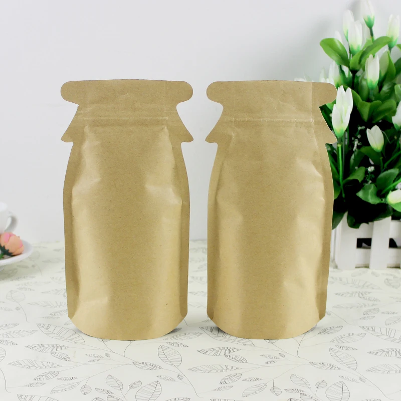 *New Design* Waxed Kraft Paper Ziplock Bag, paper bag for nuts Whole grains coffee beans 12cm*23cm 50PCS
*New Design* Waxed Kraft Paper Ziplock Bag, paper bag for nuts Whole grains coffee beans 12cm*23cm 50PCS