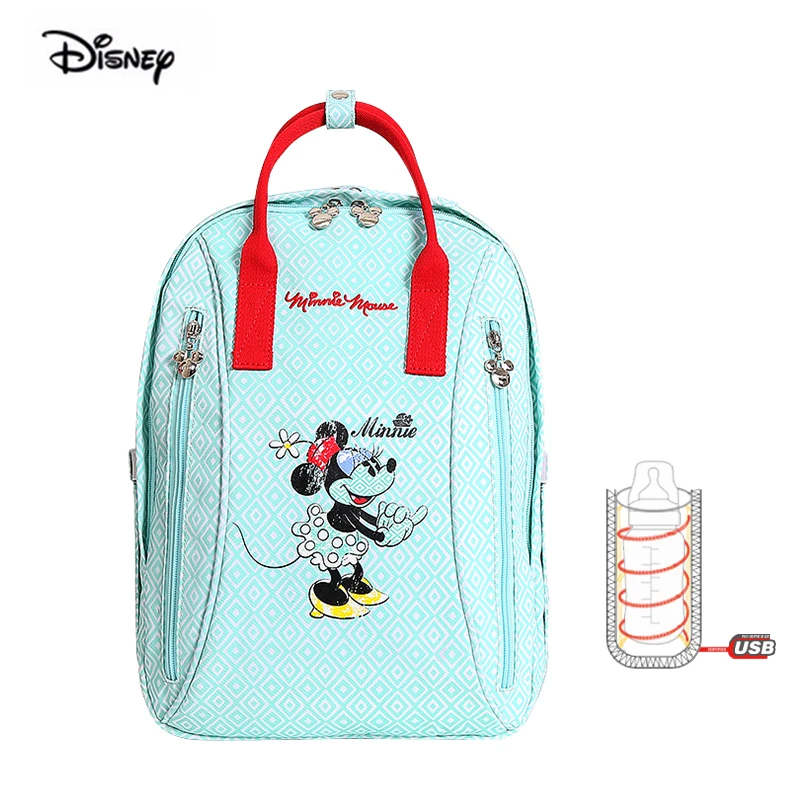 DISNEY Minnie Mickey Multifunctional USB Heater Mummy Mother Bag For Nappies Baby Travel Backpack Insulation Drop Shipping
DISNEY Minnie Mickey Multifunctional USB Heater Mummy Mother Bag For Nappies Baby Travel Backpack Insulation Drop Shipping