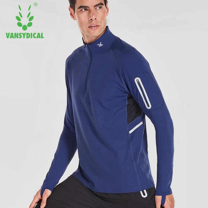 VANSYDICAL Men's Autumn And Winter Muscle Tights Long-Sleeved Shirt Gym Running Sports Jacket Quick Dry Shirt Training Clothes
VANSYDICAL Men's Autumn And Winter Muscle Tights Long-Sleeved Shirt Gym Running Sports Jacket Quick Dry Shirt Training Clothes