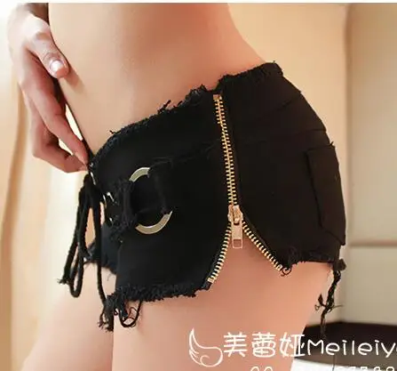Sexy Drawstring Vintage Jeans Hot Shorts Zipper Open Micro mini Bikini Denim Shorts Low Rise Culb Dance Wear Pole dancing FX33
Sexy Drawstring Vintage Jeans Hot Shorts Zipper Open Micro mini Bikini Denim Shorts Low Rise Culb Dance Wear Pole dancing FX33