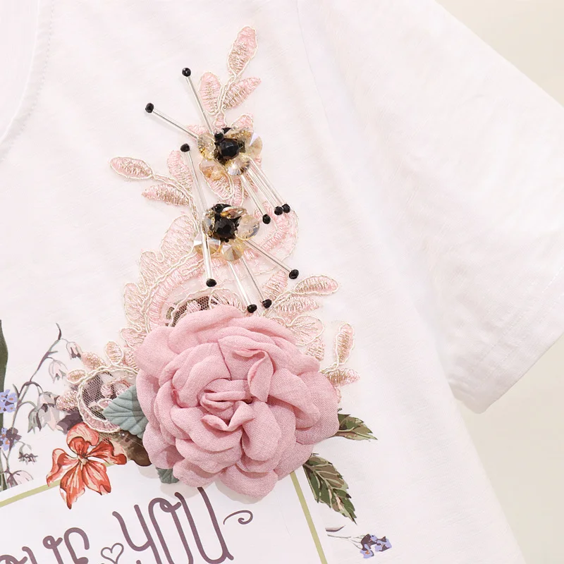 High Quality Women's Two Pieces Sets Women New Fashion Embroidery Sequins Harajuku Suit Stereo Flowers Sweet Style Suit
High Quality Women's Two Pieces Sets Women New Fashion Embroidery Sequins Harajuku Suit Stereo Flowers Sweet Style Suit
