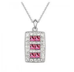 Fashion Necklace 2016 Gold And Silver Plated Crystal Jewelry Nickel Free Pendant Necklace Christmas Eve Gifts
Fashion Necklace 2016 Gold And Silver Plated Crystal Jewelry Nickel Free Pendant Necklace Christmas Eve Gifts