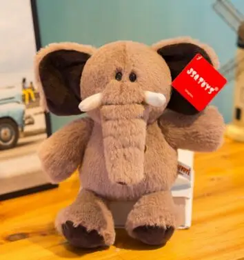 about 28cm cute brown elephant plush toy soft doll kid's toy birthday gift w2118
about 28cm cute brown elephant plush toy soft doll kid's toy birthday gift w2118