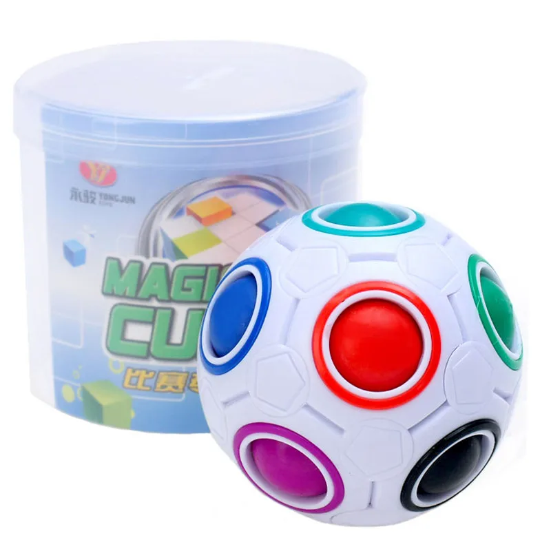 Strange Shape Football Magic Cube Puzzle Toy Magic Rainbow ball Cube Toys For Children Kids Educational Gift Toy Desk Plan Toy
Strange Shape Football Magic Cube Puzzle Toy Magic Rainbow ball Cube Toys For Children Kids Educational Gift Toy Desk Plan Toy