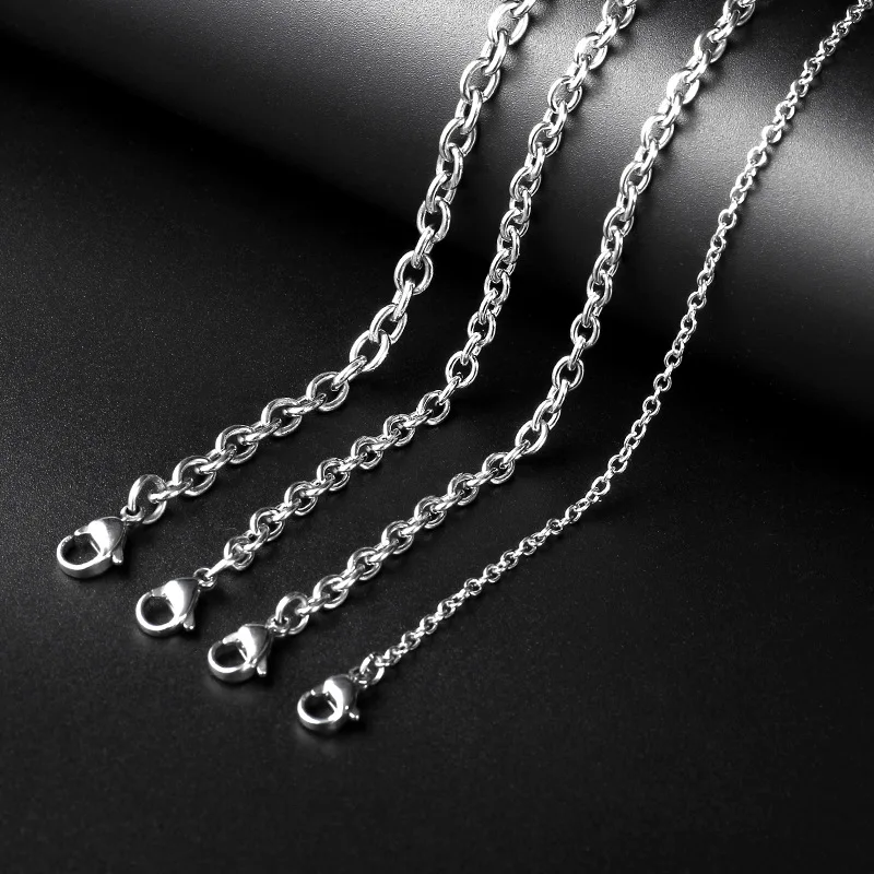 10pcs/lot Stainless Steel Link Rose/Gold/Black/Silver Color Chains Necklaces DIY Jewelry Cuban Chains Suit Wholesale Bulk Sale
10pcs/lot Stainless Steel Link Rose/Gold/Black/Silver Color Chains Necklaces DIY Jewelry Cuban Chains Suit Wholesale Bulk Sale