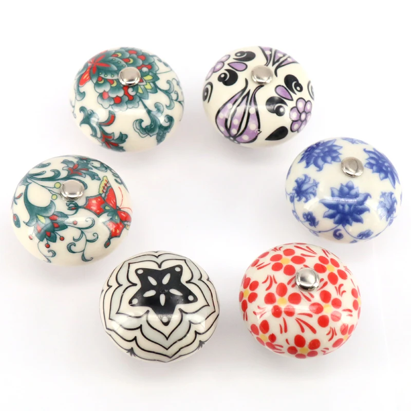 1x Multi color Decorative Designed Ceramic Cupboard Cabinet Door Knobs Drawer Pulls Kitchen Pull Knob Furniture Hardware
1x Multi color Decorative Designed Ceramic Cupboard Cabinet Door Knobs Drawer Pulls Kitchen Pull Knob Furniture Hardware