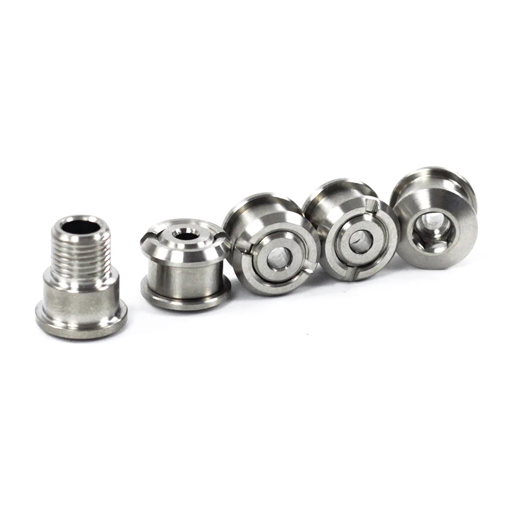 Aceoffice 5pcs Bike Chainring Bolts Titanium Chainwheel Screws Nuts For Brompton Folding Bike Bicycle Parts
Aceoffice 5pcs Bike Chainring Bolts Titanium Chainwheel Screws Nuts For Brompton Folding Bike Bicycle Parts