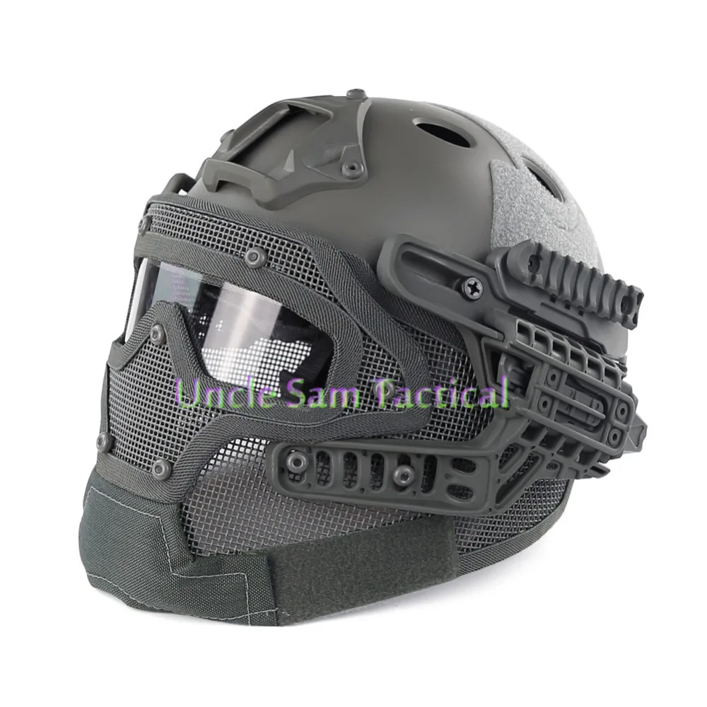 New G4 System ABS Full Face Mask With GoggleTactical Helmet For Military Airsoft Paintball Army Fast Helmet
New G4 System ABS Full Face Mask With GoggleTactical Helmet For Military Airsoft Paintball Army Fast Helmet